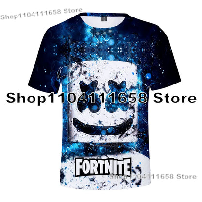 T-shirt Banana Peely da donna, bambini, F-Fortnite, maglietta da uomo con stampa 3D, Battle Royale Game, top estivi, regali di compleanno