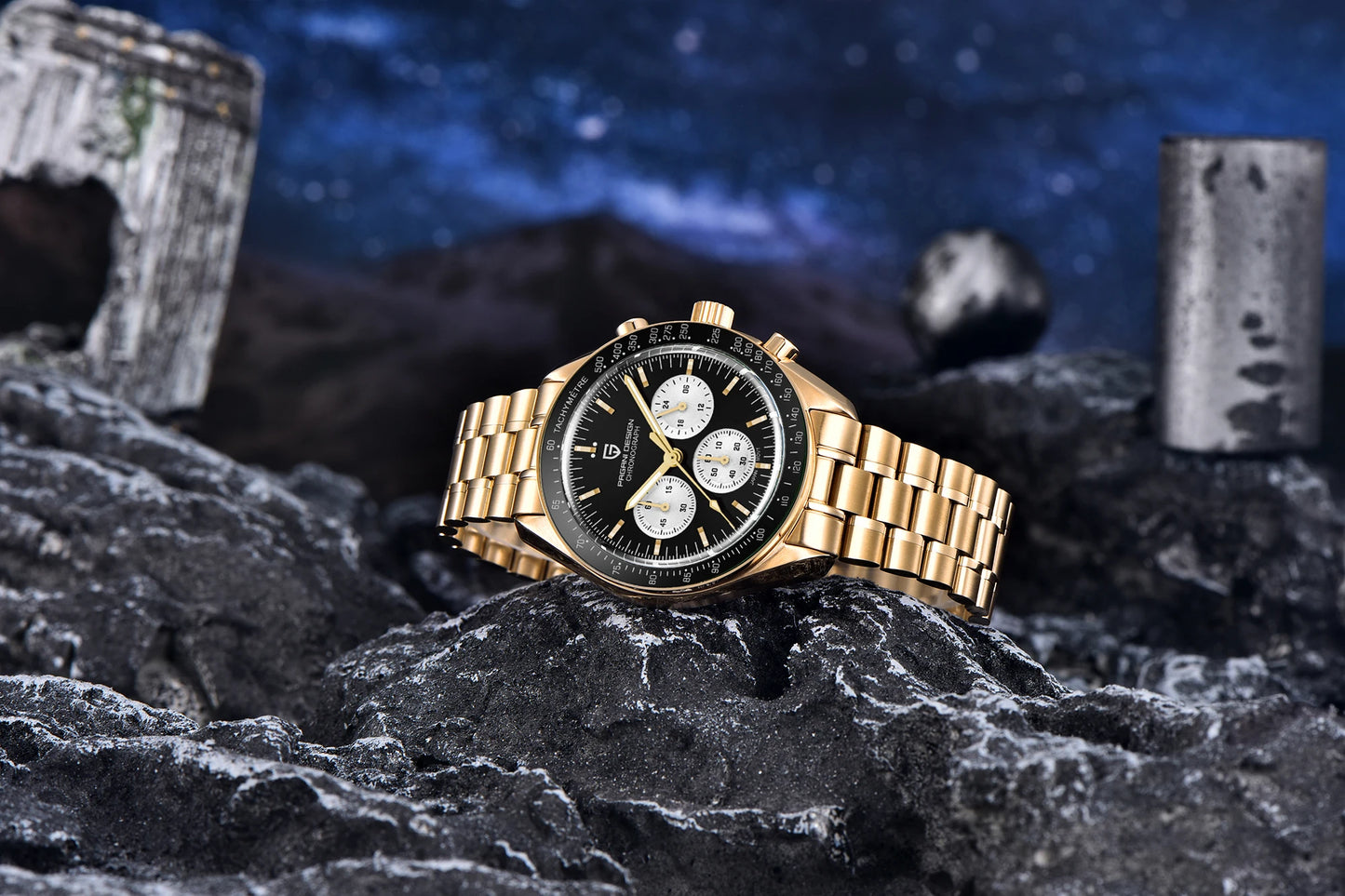 2026 New PAGANI DESIGN Mens Watches Panda Moon Watch Luxury Quartz Watch For Men Automatic Date Sport Chronograph Wristwatch Men
