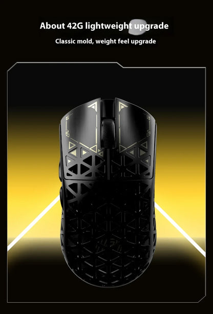 IPI Piao Float Wireless 8k Mouse 3 Mode Bluetooth Dual 8k Carbon Hell Out Gaming Esports Lightweight Mouse Custom Made Mice Gift
