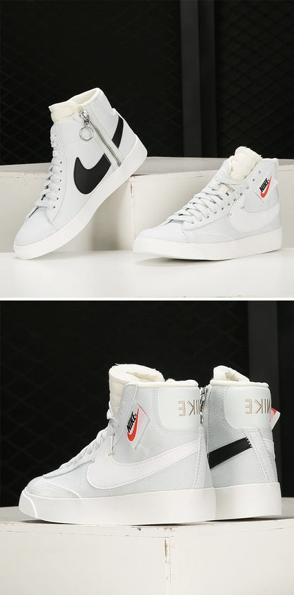Nike originale, sæsonaktuelle, nye højtoppe casual-sko til kvinder BQ4022-400