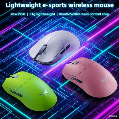 Ratón gaming esports VGN Dragonfly F2 ProMax/Ultra 42000DPI 0.125ms para CSGO, baja latencia, con cable/inalámbrico, doble 8K, 3 modos, PAW3395/3950