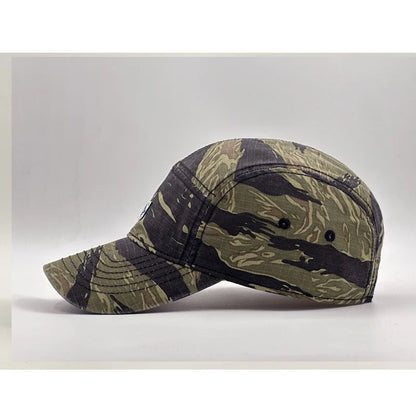 Arbejdstøj-inspireret camouflage-baseballkasket med kort skygge til mænd og kvinder, trendy unisex-solhat til udendørs brug