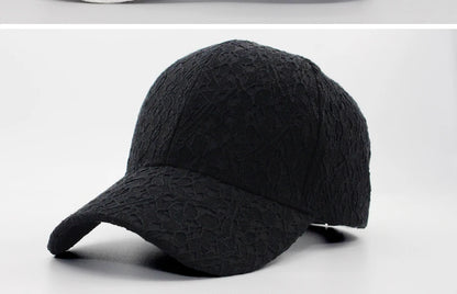 CNTANG Brand Summer Lace Hat Cotton Baseball Cap For Women Breathable Mesh Girls Snapback Hip Hop Fashion Female Caps Adjustable