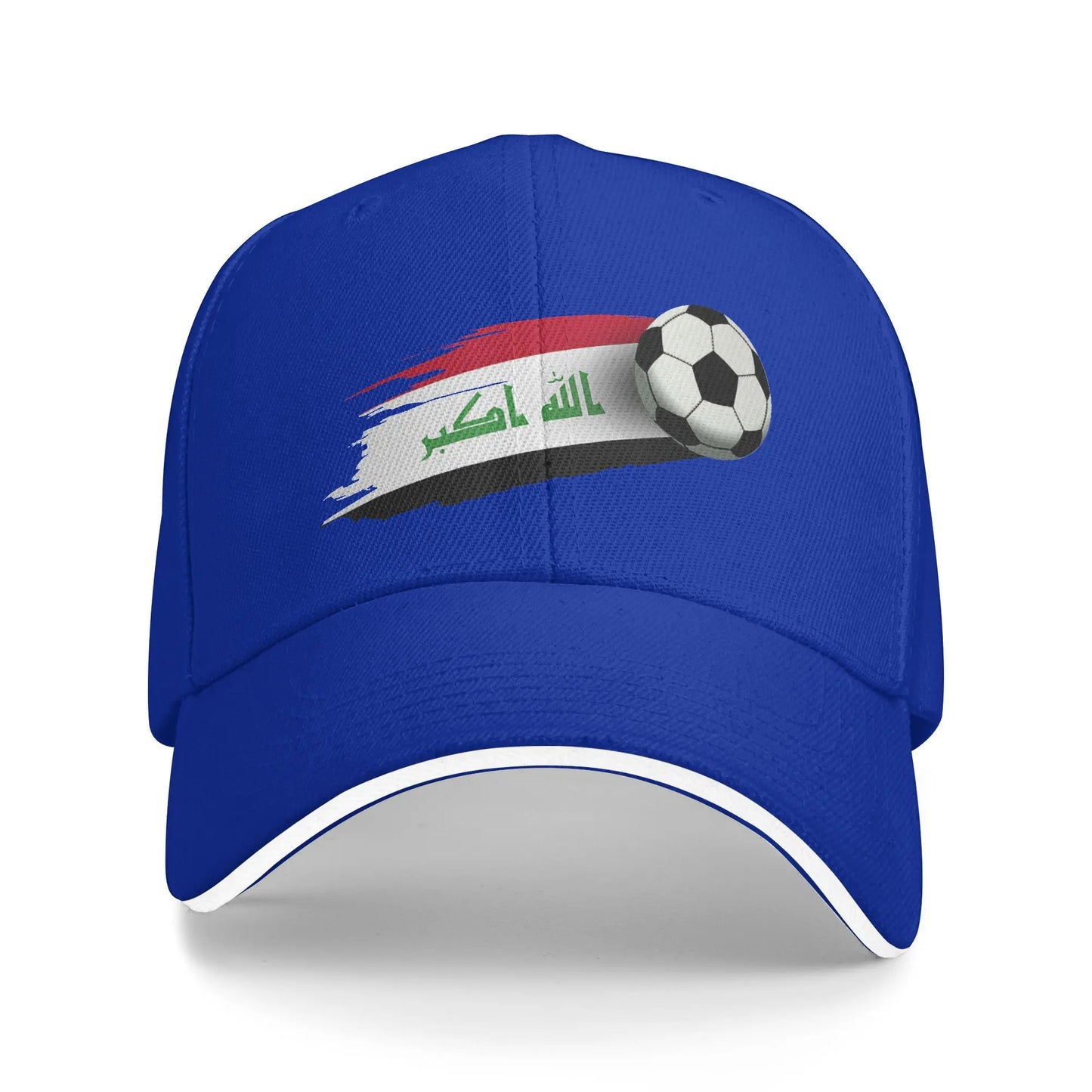 Men's Women's Iraq Flag Iraqi Soccer Outdoor Hat  Sun Baseball Caps Casual Baseball Cap Sports Hats
