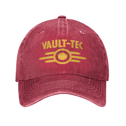 Vault Tec-logo Fallouted Game Sun baseballkasket unisex-teenagerdesign hiphop-kasket sommer trendy tennis skate baseballkasketter