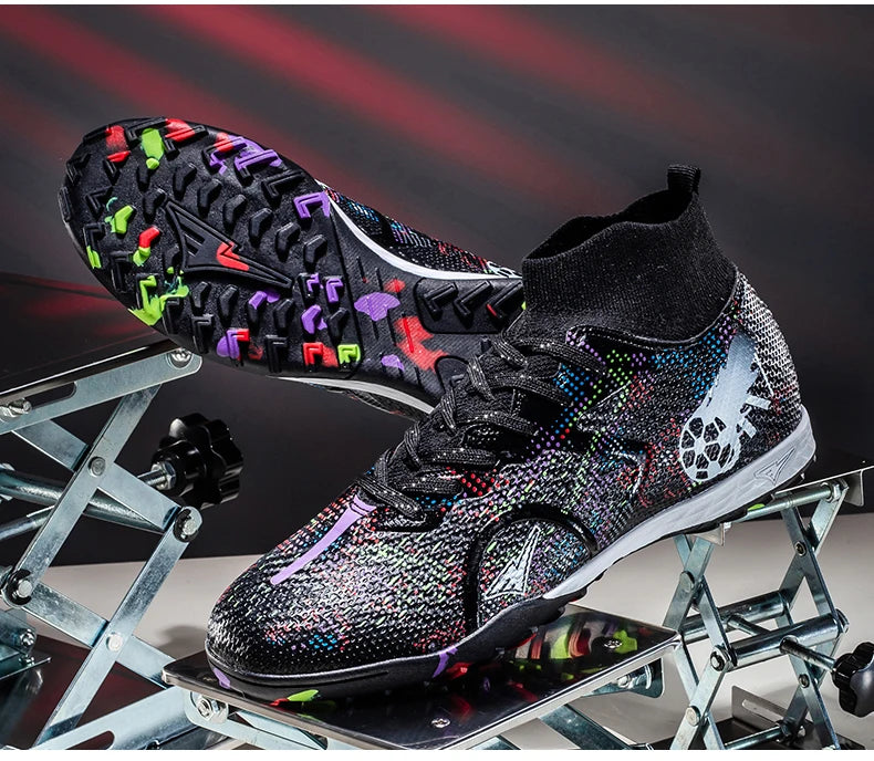 Nieuwe voetbalschoenen voor heren, ademende trainingsschoenen met noppen voor gras, lange spikes voor wedstrijden, indoor sneakers, ultralicht, dropshipping