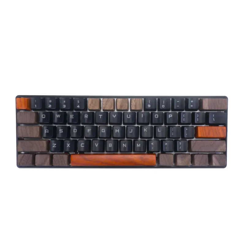 handmade custom wood keycap for mechanical keyboard walnut solid wooden keycaps spacebar Esc Cherry mx switch OEM Profile