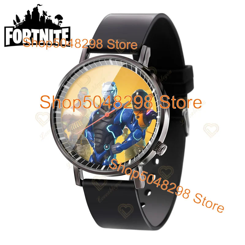 Fortnite Wristwatch for Men Women Watch Battle Game Print 2025 New Watches Quartz Wristwatch Female Children's Birthday Gifts
