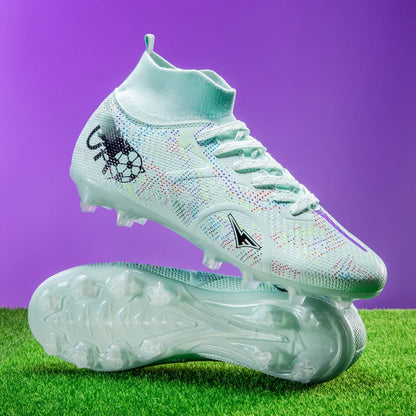 Nieuwe voetbalschoenen voor heren, ademende trainingsschoenen met noppen voor gras, lange spikes voor wedstrijden, indoor sneakers, ultralicht, dropshipping