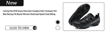 Cycling Sneaker MTB Men Sports Dirt Bike Shoes SPD Pedal Mountain Bicycle Footwear Speed Racing Man Flat Off Road Cycling Shoes