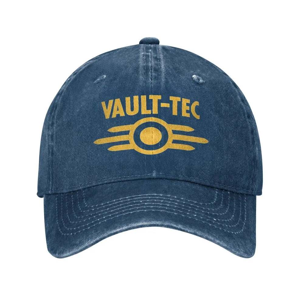 Vault Tec-logo Fallouted Game Sun baseballkasket unisex-teenagerdesign hiphop-kasket sommer trendy tennis skate baseballkasketter
