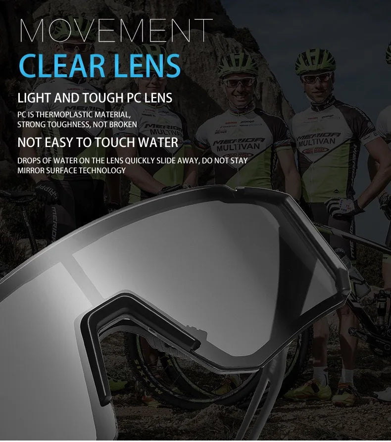 Polarised Sunglasses Cycling Goggles UV400 Cycling Eyewear Men's Women's Sports Glasses Bicycle Protective Eyewear Cycling Gear