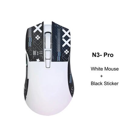 Rato Gaming Sem Fios Motospeed Darmoshark N3 Pro Bluetooth Double 8K Tri-Mode Recarregável PAW3395 64g Ergonómico para Gamer
