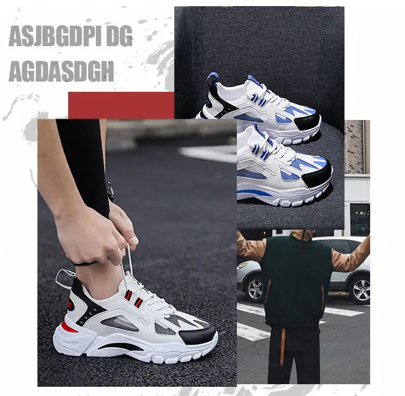Neue Outdoor-Freizeitschuhe für Herren, modische Sportschuhe, leichte, bequeme und atmungsaktive Herrenschuhe