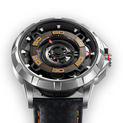 BERNY Automatic Skeleton Watch For Men 3D Dial 5ATM Luminous Sapphire 316L Steel MIYOTA 82S0 Mechanical Top Luxury Men's Watches