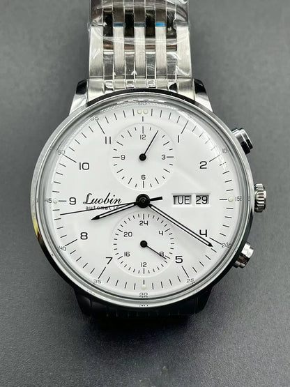 Orologio di lusso da uomo automatico meccanico a carica automatica, elegante, in acciaio inossidabile, luminoso, Relojes Para Hombre 2020