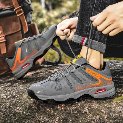 New Outdoor Men's Shoes Men's Anti Slip mountaineering Shoes Travel Hiking Adventure Footwear Fashionable Casual Sneaker