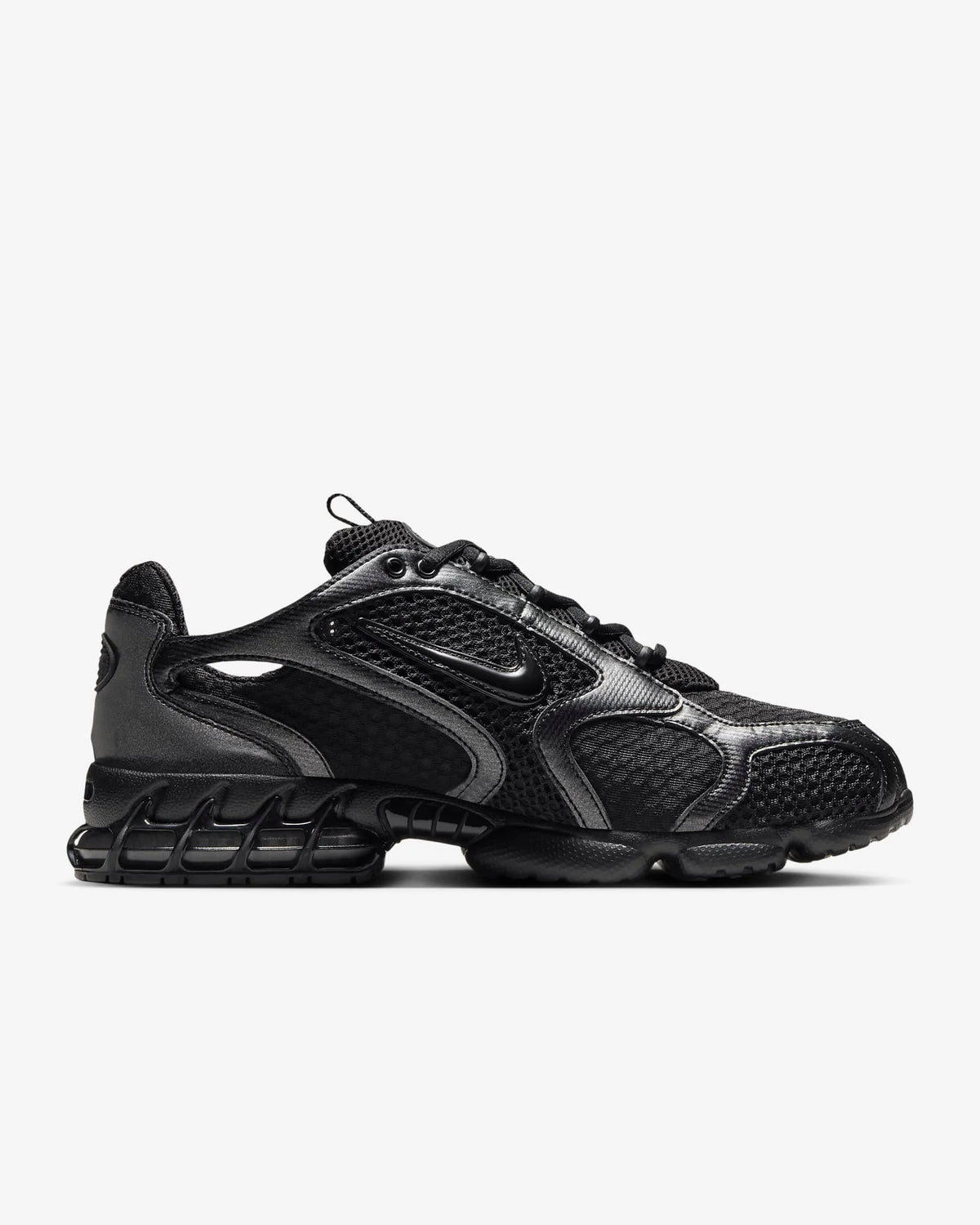 Nike Air Zoom Spiridon Cage 2 Унисекс ниски ежедневни обувки, издръжливи на износване, сиво-червени, за ежедневен стил CJ1288-600