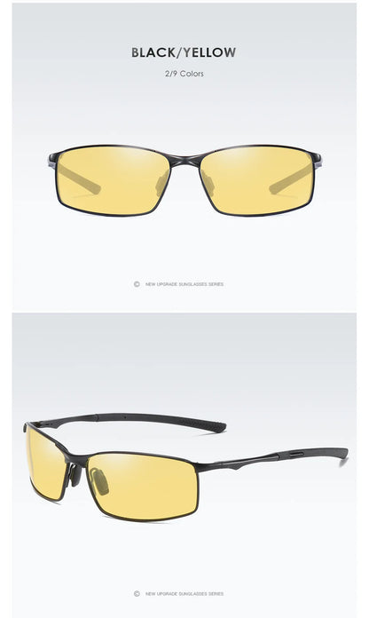 Sunglass Polarized Driving Glasses Color Night-vision Goggles Cycling Road Kask Bicchieri Men Shades Cascos Pesca