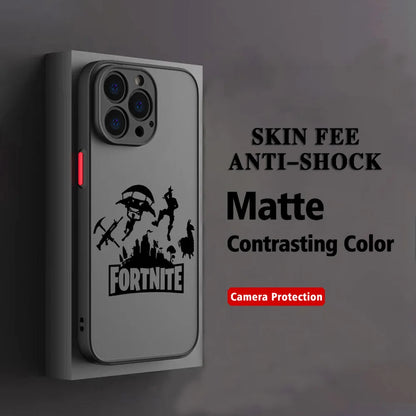 Hot Game F-Fortnites Phone Case For Xiaomi Redmi Note 14 13 12 12S 11 11S 10 10S 9T 9S 8 7 Pro Plus 4G 5G Matte Clear Back Cover