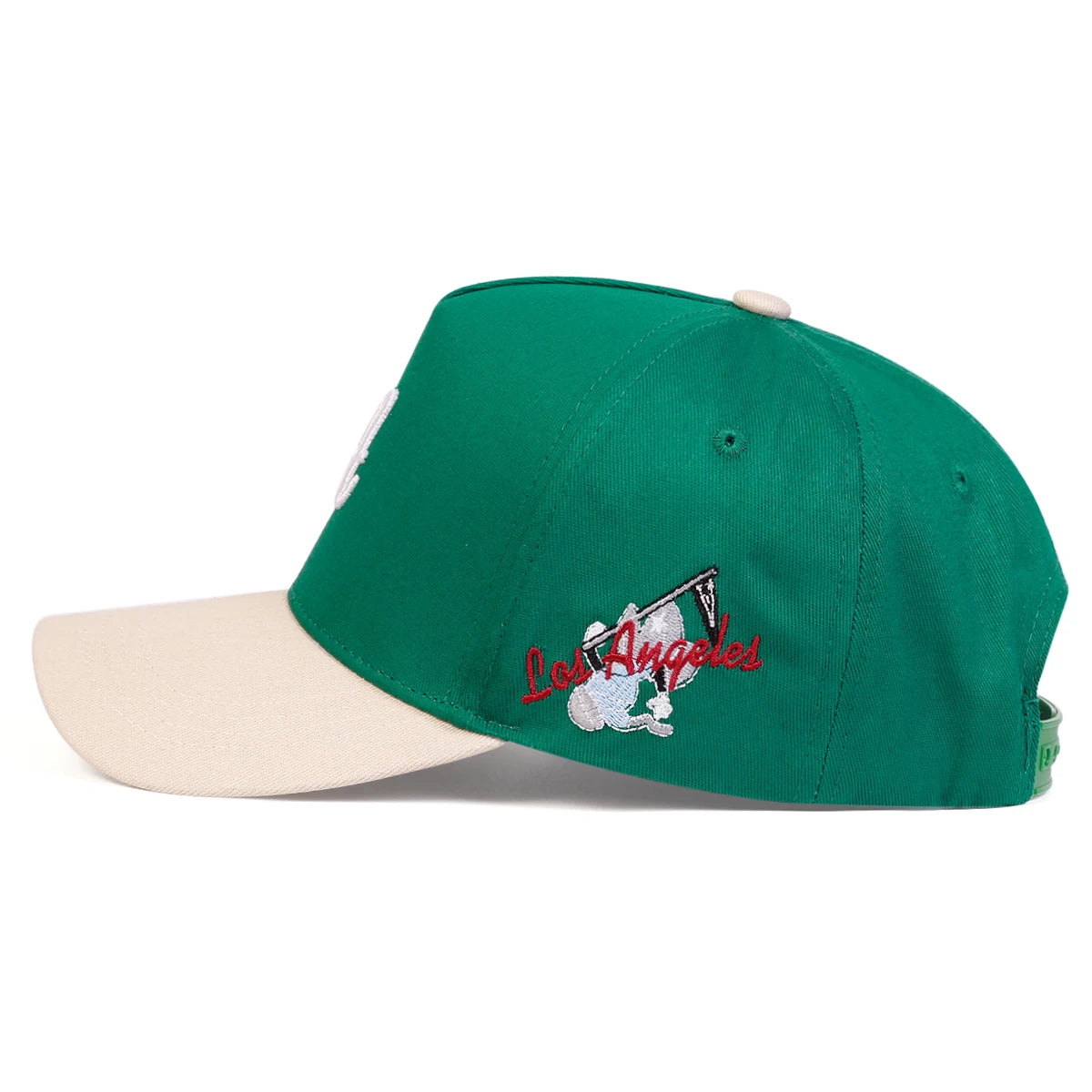 Unisex „A Letter Side Los Angeles” hímzéses baseball sapka, tavaszi-őszi, szabadtéri, állítható, alkalmi sapka, napvédő sapka, sportsapka