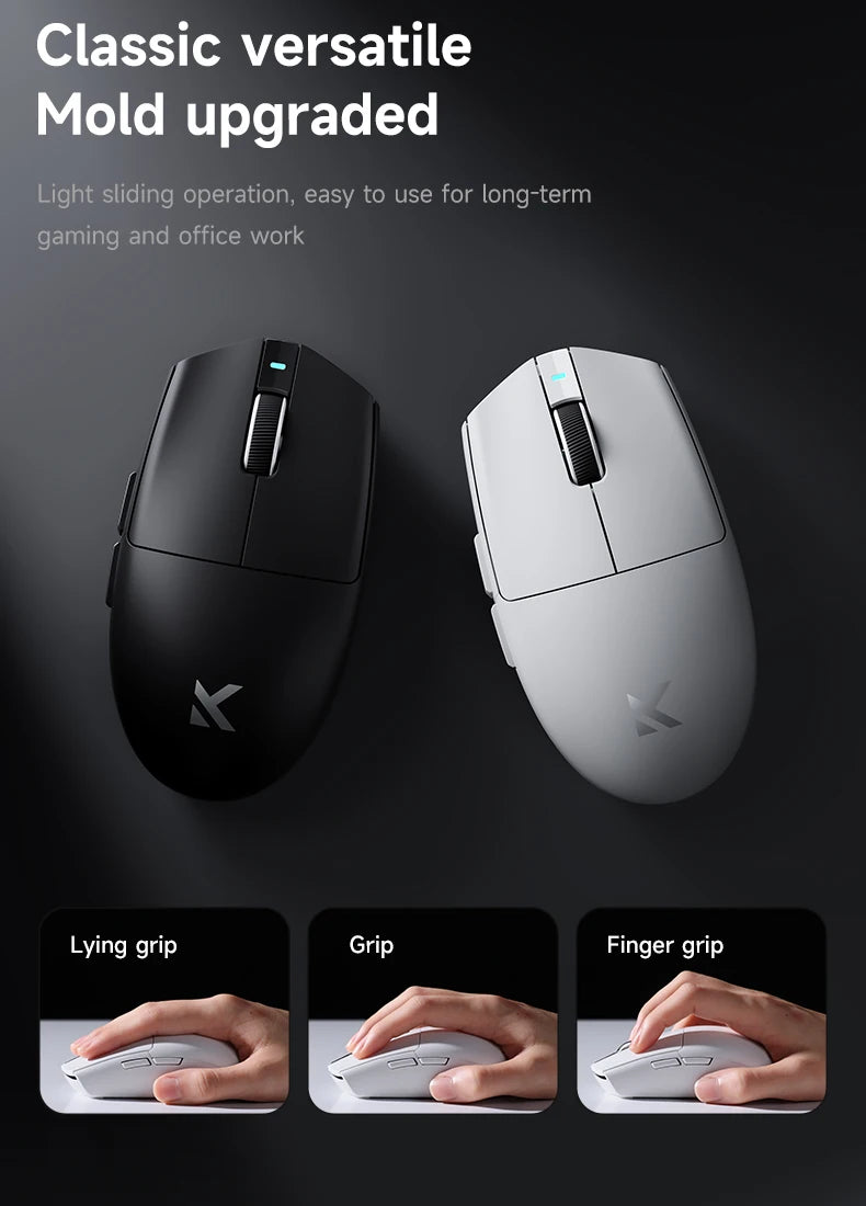MCHOSE G3 V2 Pro/Ultra Lightweight E-sports Mouse Three mode Gaming office wireless Bluetooth PAW3395 Fully self-developed