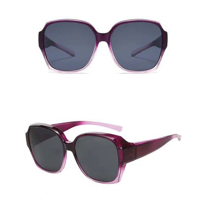 Oversized Over Glasses T01 Sunglasses for Women Men Square Fit Over Sun Glasses UV400