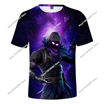 Fortnite T Shirt Men Shoot Game Battle Hero Tshirt Victory Royale Clothing Young Children T-shirts for Boys Girls of 2-14 Years