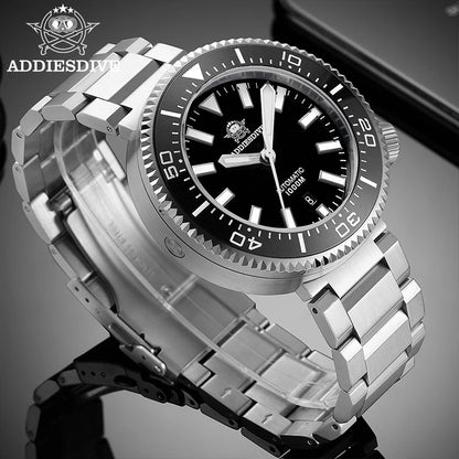 ADDIESDIVE Men's Luxury Watch 1000m diver's watch Waterproof luminous Sapphire Glass reloj hombre Automatic Mechanical Watches