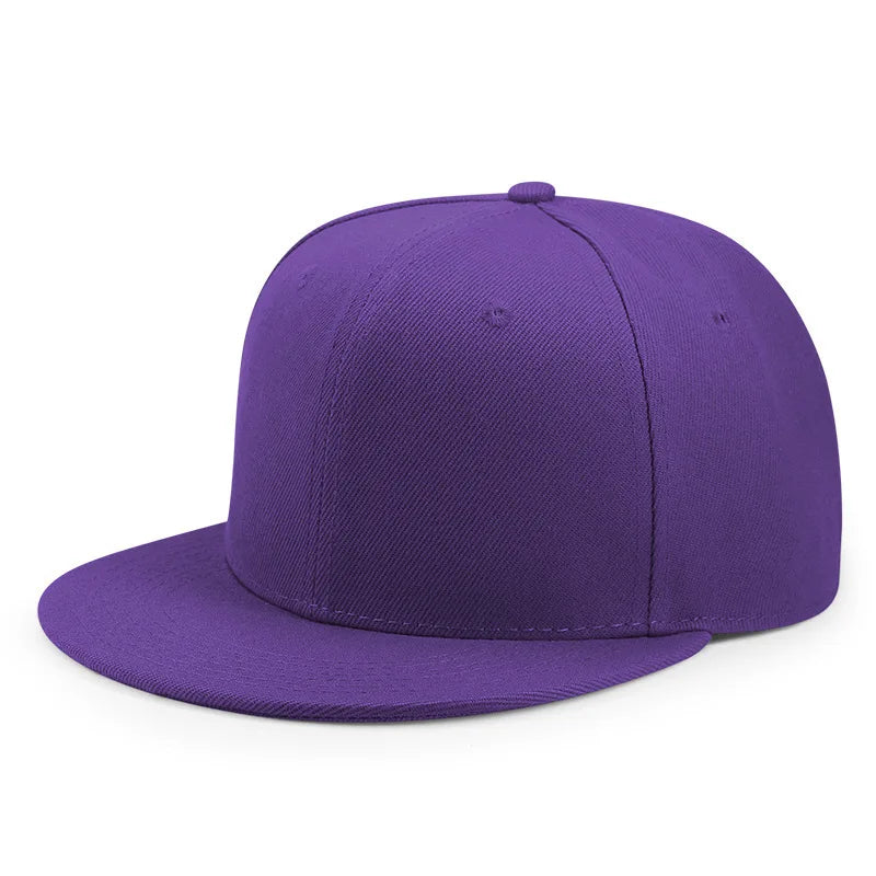 Custom Print Embroidery Logo Flat-brimmed baseball cap Unisex Outdoor Hat Hip Hop Dad Hat Gorras Hombre Street Snapback Hat