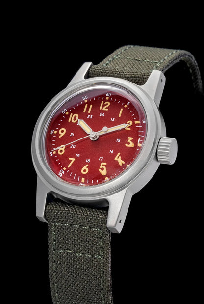 THORN Retro Military Watch 36mm Made of NH35A Movement SHY-043 Sport Watch Unisex Men's and Women's Luxury