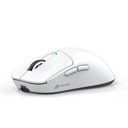 Attack Shark X3/X3PRO 4K/8K Tri-mode Gaming Mouse, PixArt PAW3395 Sensor, 26K DPI, 49g Ultralight,BT/2.4G Wireless/Wired,for PC
