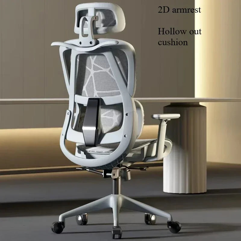 Gaming Chair Office Desk Ergonomic Computer Adjustable Armrests 3D Headrest Chair Lift Chair Back  Can Tilt Back with Foo Pedals
