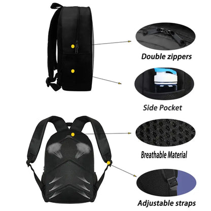 FORTNITE 3-Piece Lightweight Backpack Set with Front Pocket, Crossbody Bag & Pencil Case for Ages 5-9 Boys and Girls, Includes Free 3D Printed Keychain