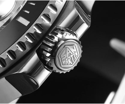 San Martin Verbesserte Version 40mm Water Ghost Diver Watch Herren Luxus-Automatikuhr Mechanische Uhr Saphir Wasserdicht 200m SN0017
