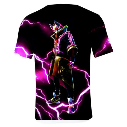T-shirt Banana Peely da donna, bambini, F-Fortnite, maglietta da uomo con stampa 3D, Battle Royale Game, top estivi, regali di compleanno