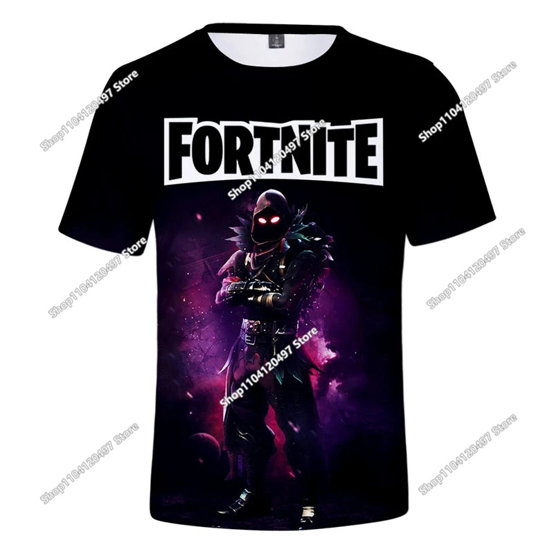 Fortnite T Shirt Men Shoot Game Battle Hero Tshirt Victory Royale Clothing Young Children T-shirts for Boys Girls of 2-14 Years