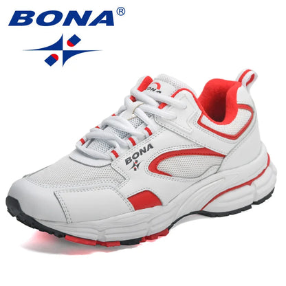 BONA New Designers Laufschuhe – Atmungsaktive Outdoor-Sportschuhe für Damen – Leichte Sneaker – Bequeme Sportschuhe für Damen