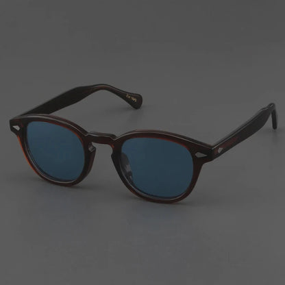 Polarized Sunglasses Men Women Johnny Depp Lemtosh Style Sun Glasses Retro Round Acetate Frame UV400 Lens Oculos