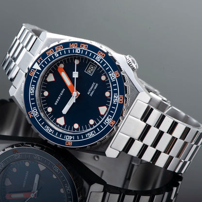 SEESTERN SUB600T V3 Mens Watch Automatic Diving Sapphire Wristwatch NH35 Movement Ceramic Bezel Luminous Date Jubilee Waterproof