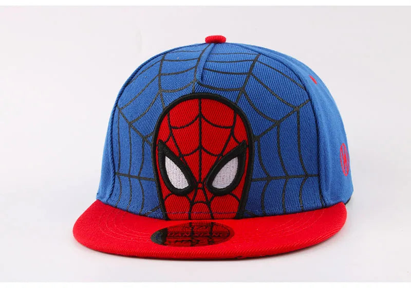 Anime-tegneserie Spiderman-hatte til børn, småbørn og babyer – baseballkasketter til forår og sommer – justerbare snapback-kasketter i hiphop-stil til børn