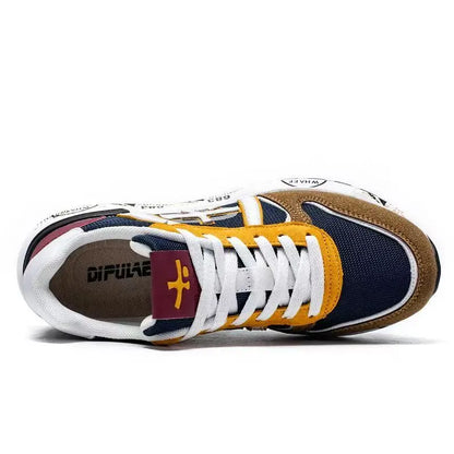 Baskets rétro de marque de luxe pour hommes et femmes, chaussures en maille respirante et en daim, semelle imprimée tendance, à lacets, baskets décontractées pour tous les jours