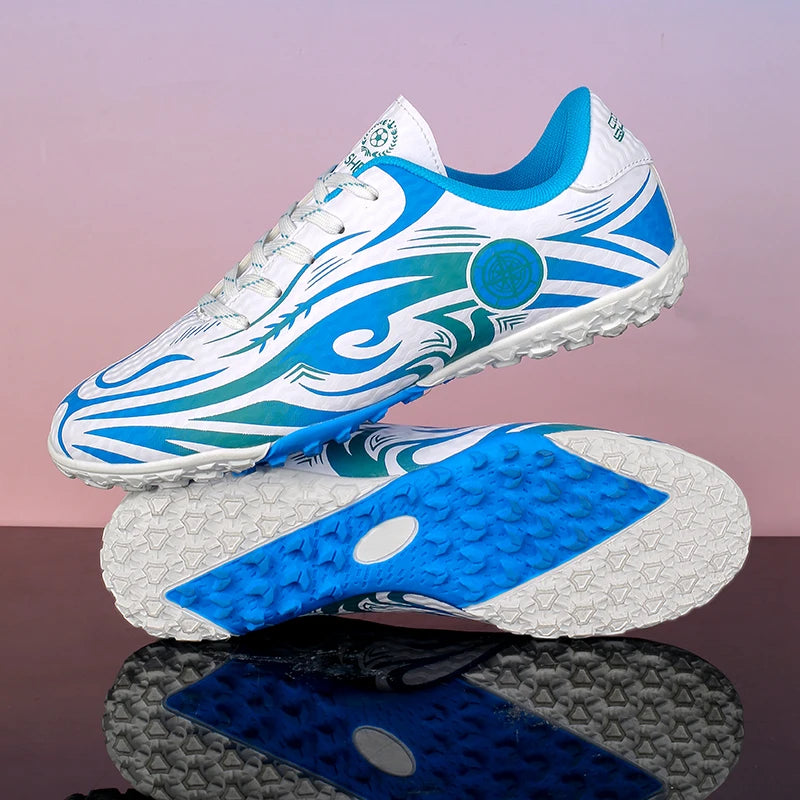 Herren-Fußballschuhe, komfortabel und atmungsaktiv, für Jungen, leicht, rutschfest, Trainingsschuhe für Rasen, Kunstrasen und Outdoor-Sport