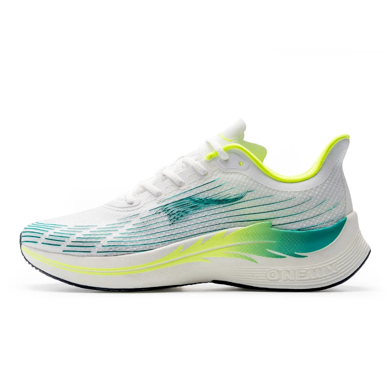 Onemix New Men's Marathon Running Shoes for Women, Breathable Lightweight Sneakers, Lace-Up Athletic Shoes, Comfortable, Light, and Soft