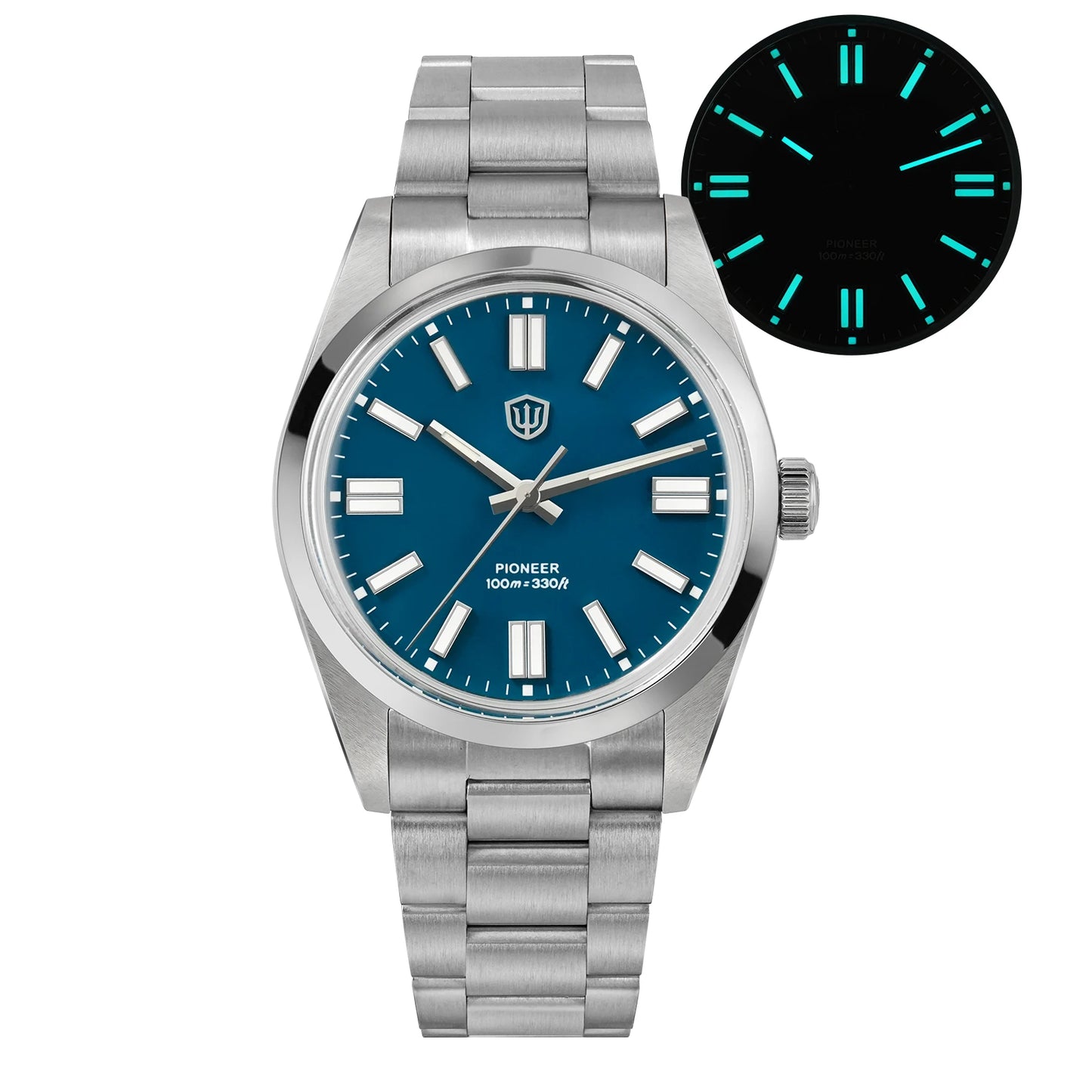 Watchdives WD1016 V3 36Mm Vintage Watch VH31 Sweep Quartz Watches Man Enamel Blue K1 Bubble Mirror Sapphire Lumes 10Atm Relojes