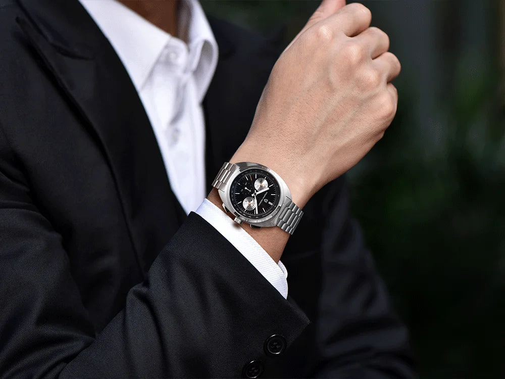 Relógio masculino de quartzo Pagani Design 2026 Fashion, marca de topo de luxo, safira, cronógrafo masculino VK63 em aço, de mergulho