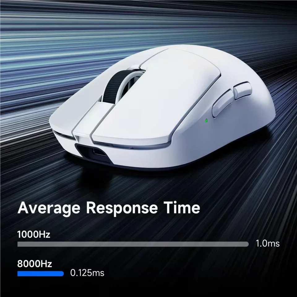 MCHOSE A7 V2 Ultra/Pro Lightweight Wireless Gaming Mouse Dual 8000Hz PAW3950 TI 42000DPI Mice For PC E-sports Gamer