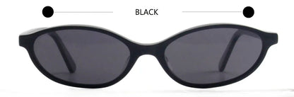 Trendy Acetate Small Oval Sunglasses Women 90'S Outfit Vintage Sun Glasses for Men Fashion Polarized Glasses  UV400 Protection