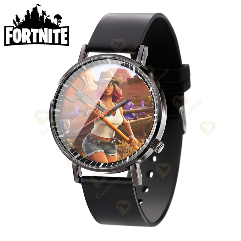 Fortnite Wristwatch for Men Women Watch Battle Game Print 2025 New Watches Quartz Wristwatch Female Children's Birthday Gifts
