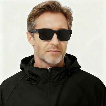 4PCS Classic Vintage Square Sunglasses - Rivet Accents on Temples, UV400 Unisex for Daily Casual & Travel
